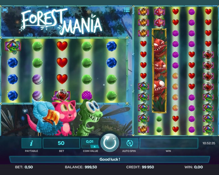 игровой автомат Лесная Мания с двумя экранами